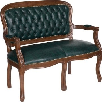 Lükens Klasik Yönetici Çalışma Makam Koltuğu Doğal Ahşap