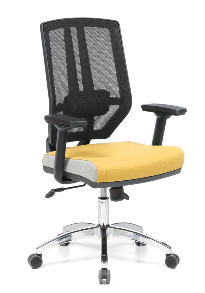 Sude Şef Koltuğu Çift Kollu Kuyruklu Tilt Mkz. Krom Yıldız Ayaklı