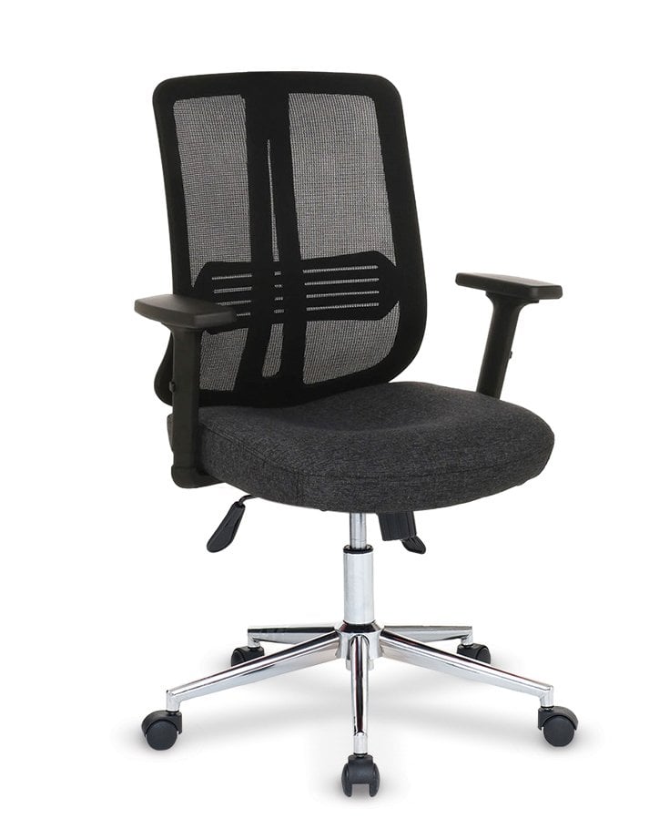 Vera Şef Koltuğu Çift Kollu Kuyruklu Tilt Mkz. Krom Yıldız Ayaklı