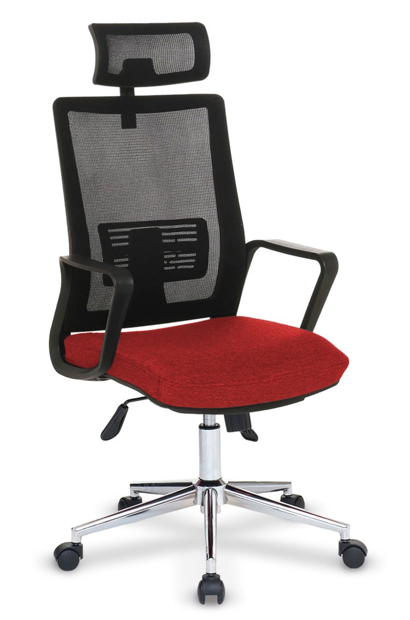 Rena Müdür Koltuğu Çift Kollu Tilt Mkz. Krom Yıldız Ayaklı