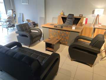 Marvel Ofis Büro Oturma Gruplu Makam Koltuklu Yönetici Masa Takımı