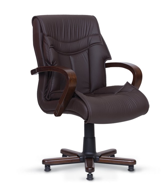 İmza Misafir Koltuğu Ahşap Yıldız Ayaklı