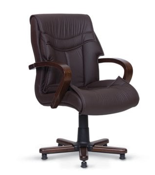 İmza Misafir Koltuğu Ahşap Yıldız Ayaklı