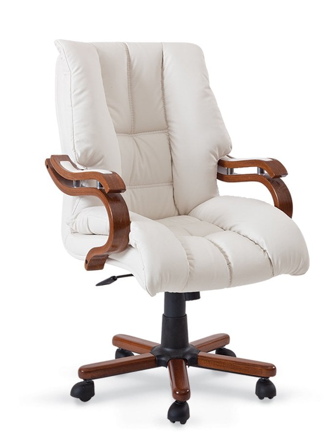 Verso Şef Koltuğu Tek Kollu Tilt Mkz. Ahşap Yıldız Ayaklı