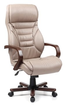 Electra Müdür Koltuğu Çift Kollu Tilt Mkz. Ahşap Yıldız Ayaklı