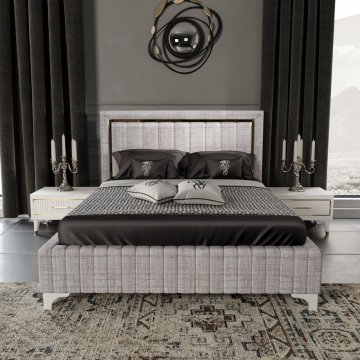 Kelebek Mdf Retro Bazalı Yatak Odası Takımı Ss