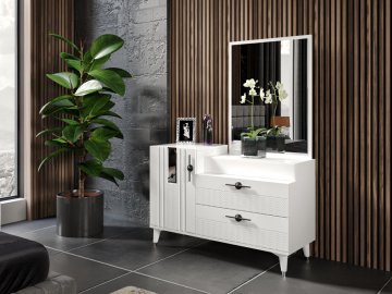 Olimpos Mdf Retro Bazalı Yatak Odası Takımı Ss