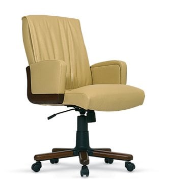 Prestij Şef Koltuğu Tek Kollu Tilt Mkz. Ahşap Yıldız Ayaklı