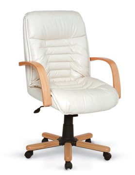 Troya Şef Koltuğu Tek Kollu Tilt Mkz. Ahşap Yıldız Ayaklı