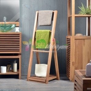 Ahşap Banyo Havluluk Mm