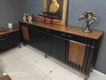 Baron Vip Doğal Ahşap Ofis Masa Makam Takımı Mg