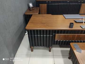 Baron Vip Doğal Ahşap Ofis Masa Makam Takımı Mg