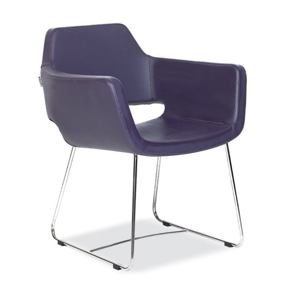 Asis Misafir Koltuğu Krom Tel Ayaklı